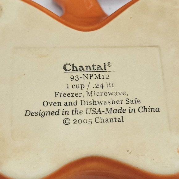 Chantal Apple Or Pumpkin Shaped Pumpkin Baking Ramekin Dish Set Of 4 - Picture 3 of 7